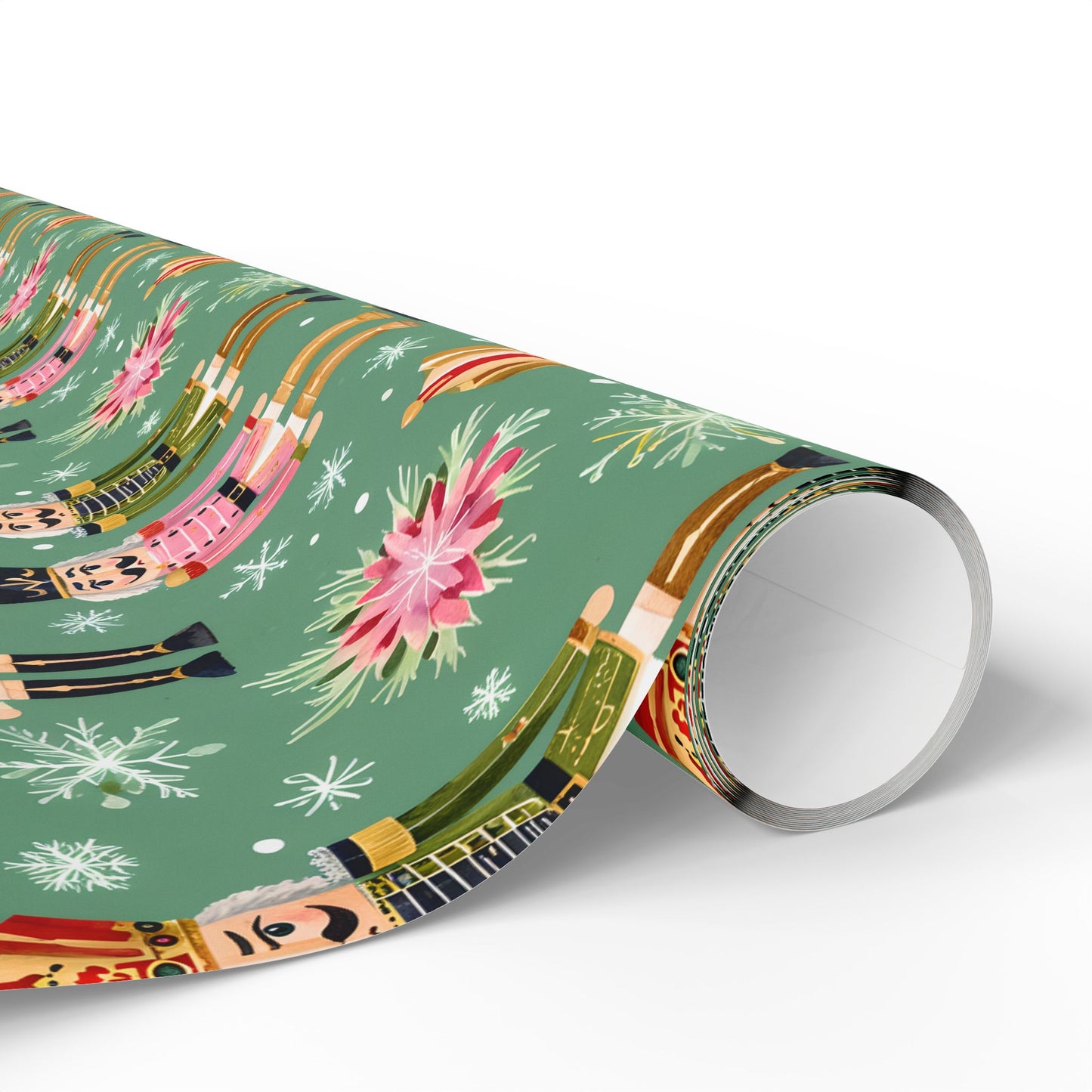 March of the Minty Men – Nutcracker Holiday Wrapping Paper