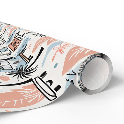 Surfboard Beach Wrapping Papers, Beach and Sea Vibes