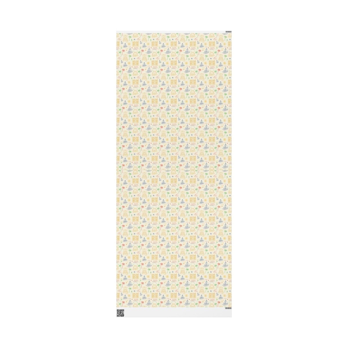 Sunwashed Shores – Mediterranean Sketch Wrapping Paper