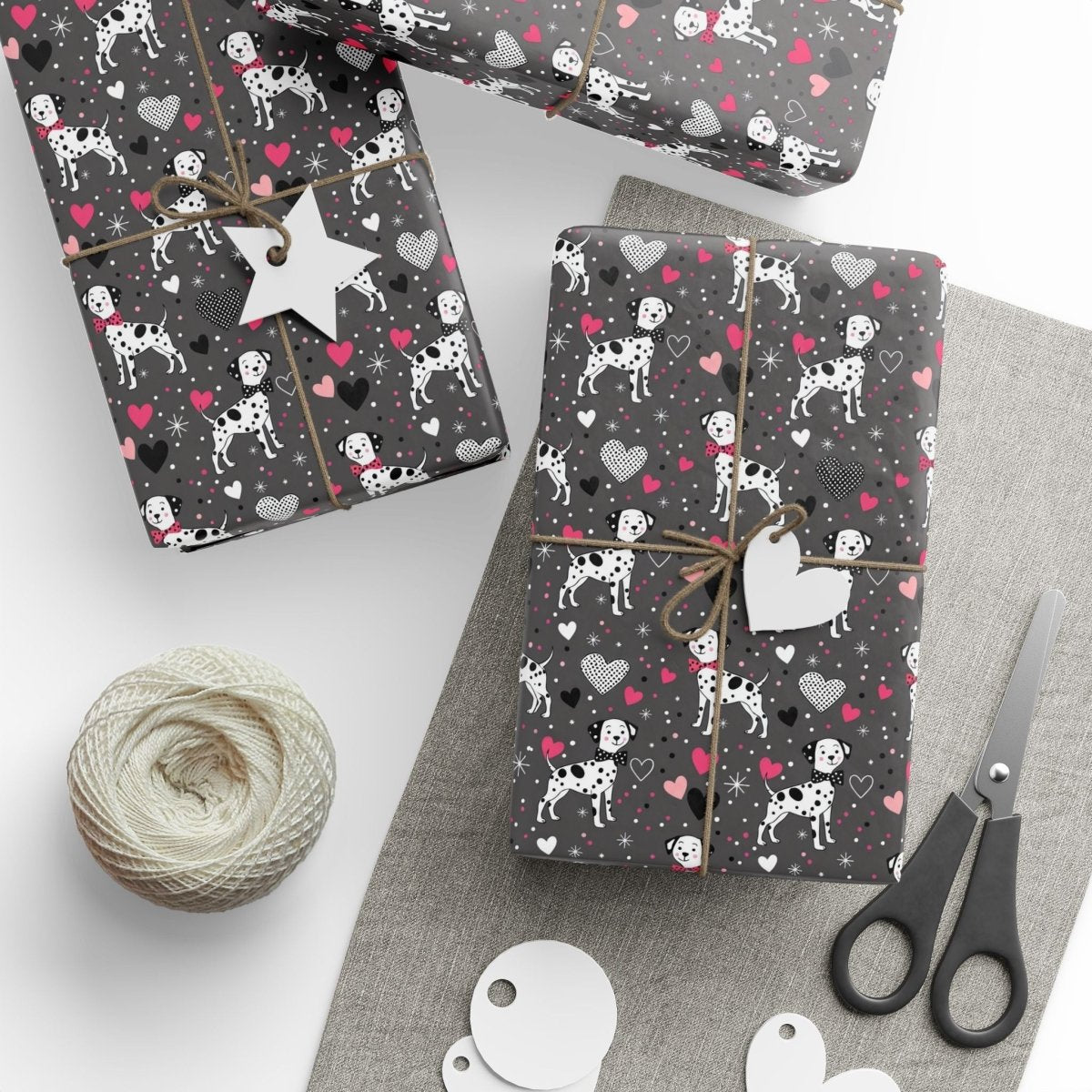 Spot On Sweetheart – Dalmatian Love Wrapping Paper