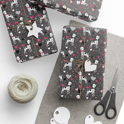 Spot On Sweetheart – Dalmatian Love Wrapping Paper