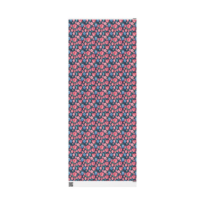 Vibrant Tulip Floral Wrapping Paper Roll