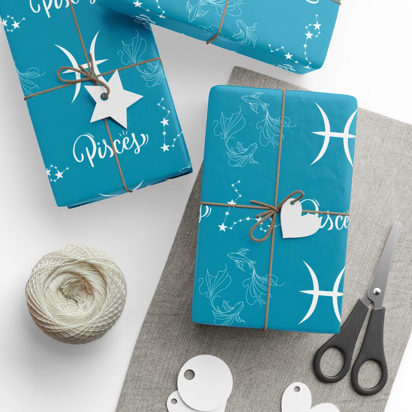 Go With the Glow – Pisces Zodiac Wrapping Paper