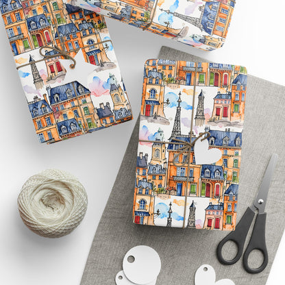 Abstract Cityscape Wrapping Paper