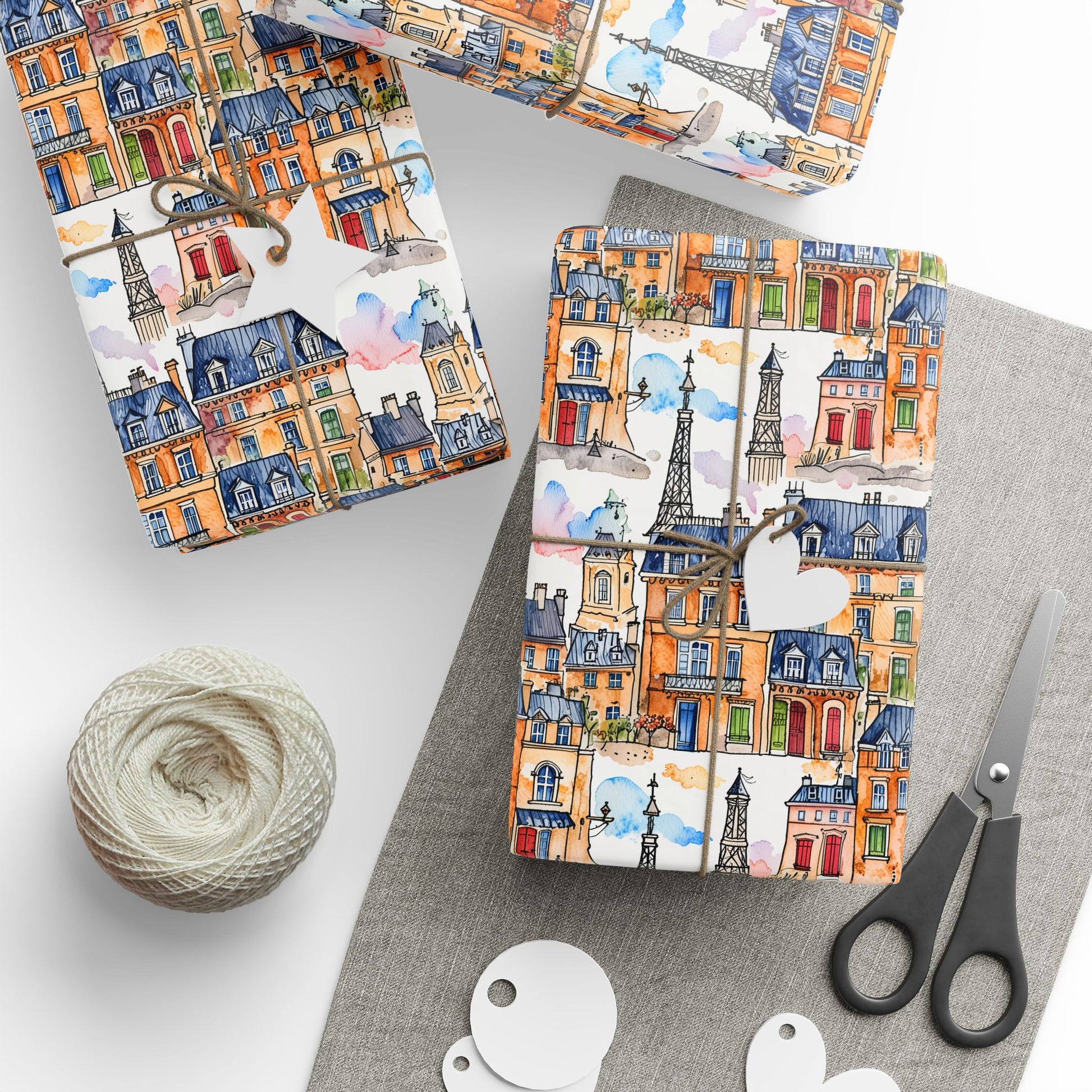 Abstract Cityscape Wrapping Paper