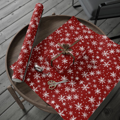 Blizzard Bling – Bold Snowflake Wrapping Paper
