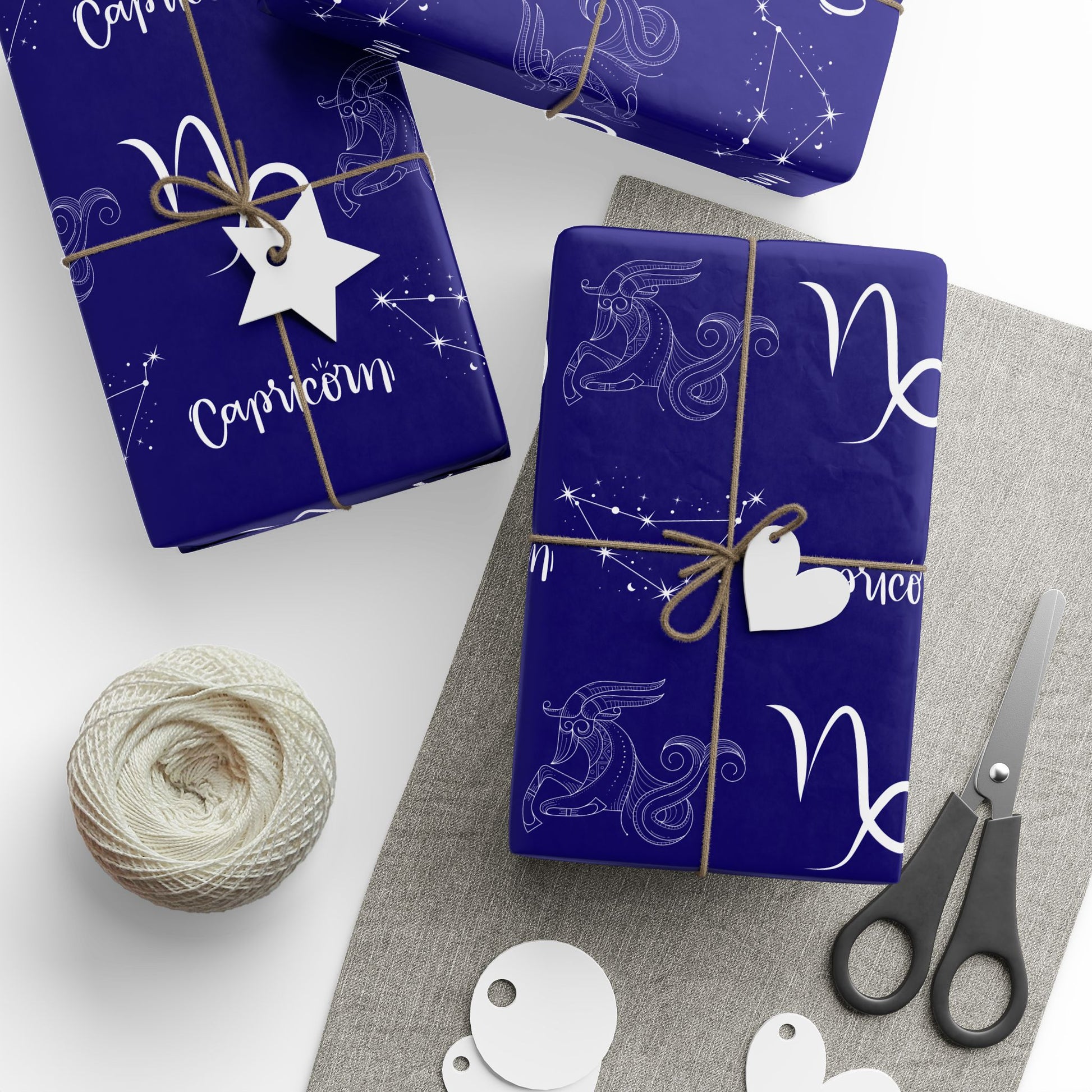 Climb the Stars – Capricorn Zodiac Wrapping Paper
