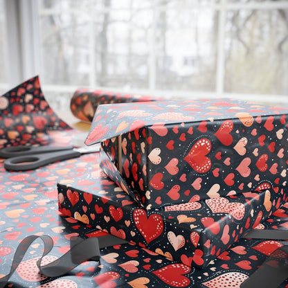 Heart Pattern Wrapping Paper