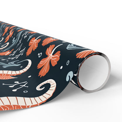 Underwater Vintage Seahorses Design