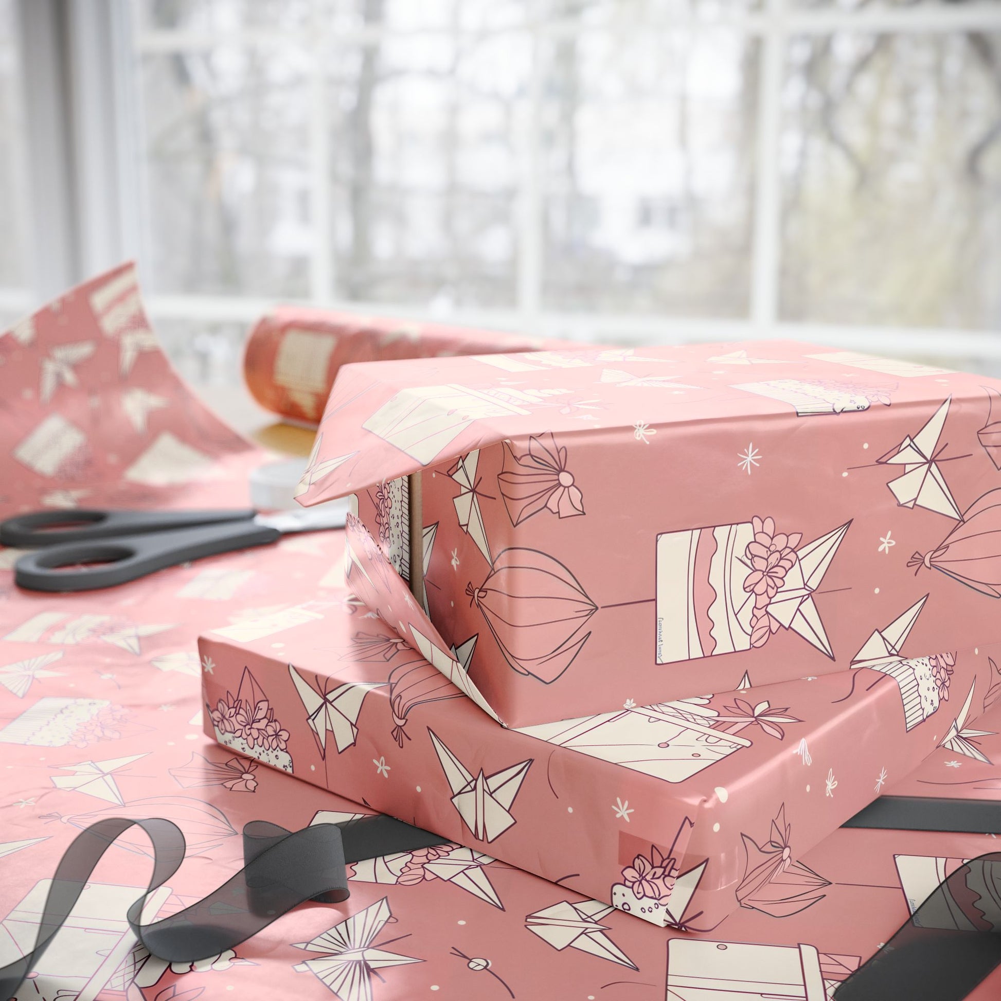 Charming Origami Gift Wrap