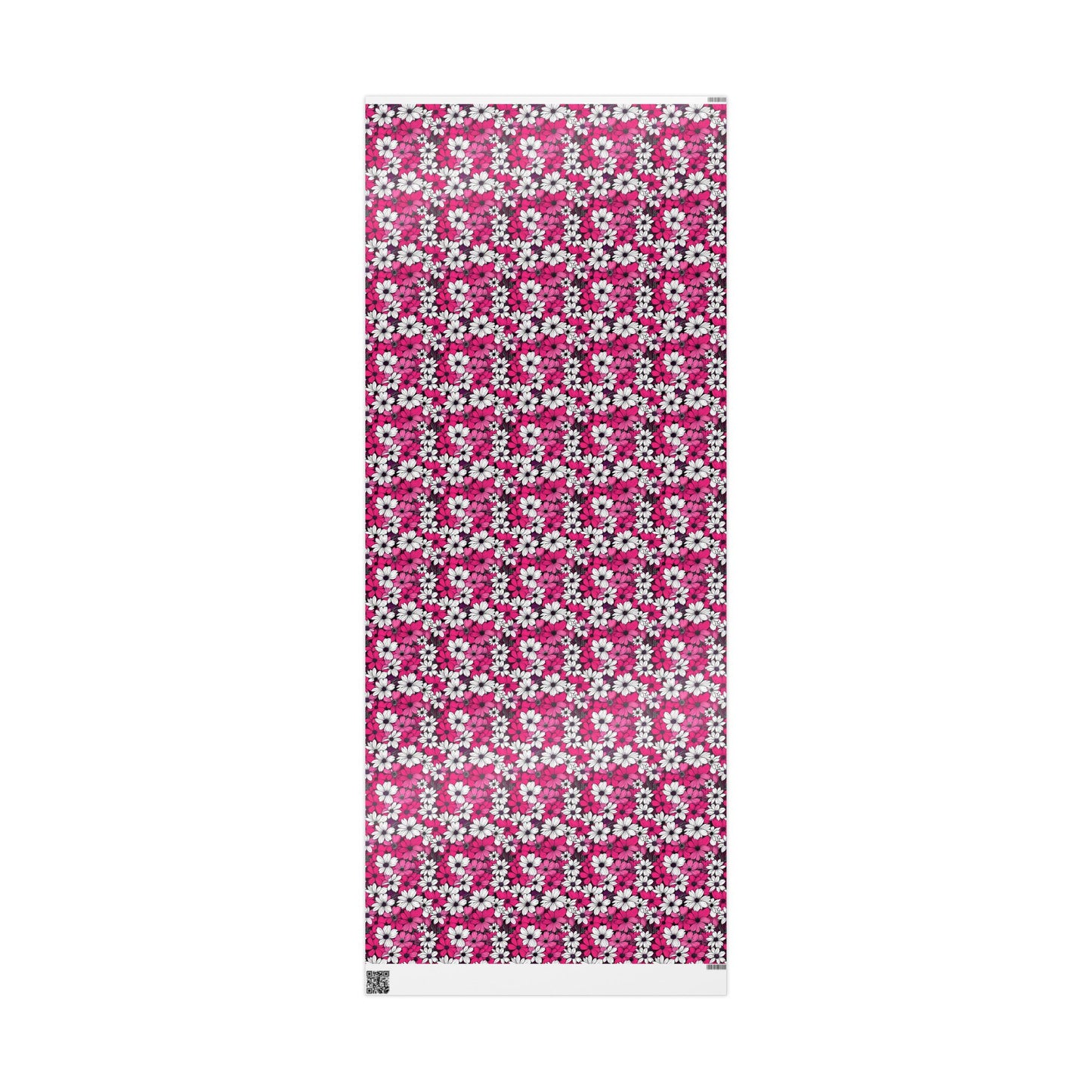 Pink & White Floral Wrapping Paper