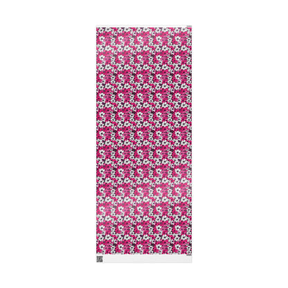 Pink & White Floral Wrapping Paper