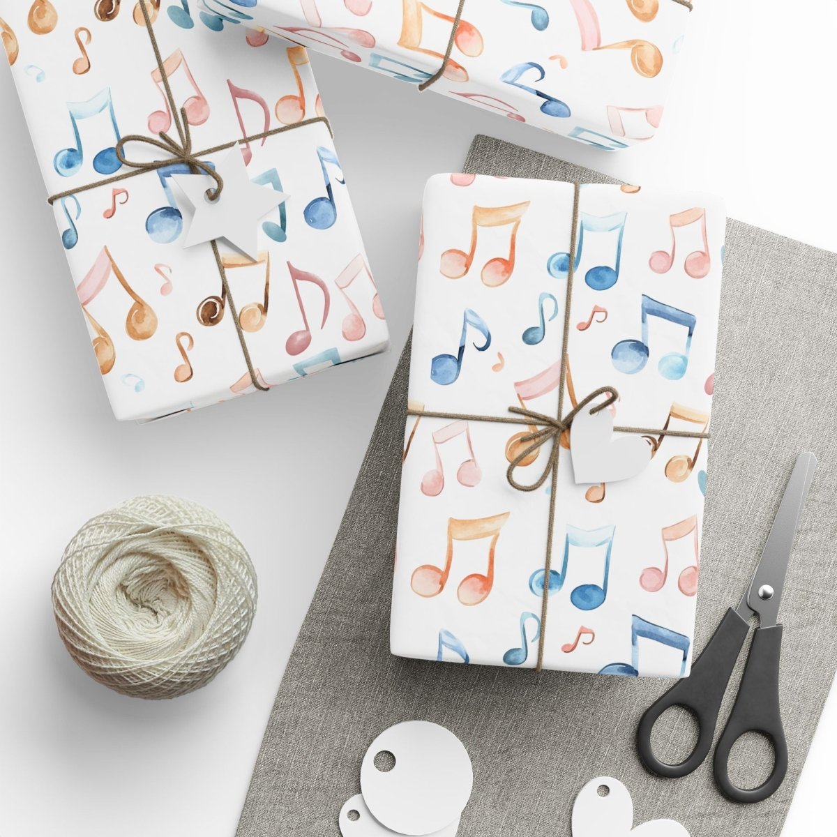 Note - Worthy Wrap – Musical Gift Paper