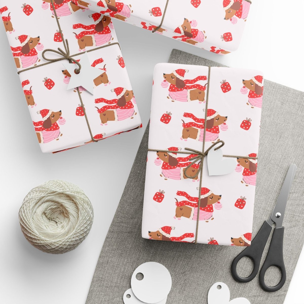 Dachshund Through the Snow – Cozy Pup Christmas Wrapping Paper