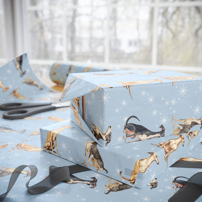 Frosted & Fast – Italian Greyhound Christmas Wrapping Paper