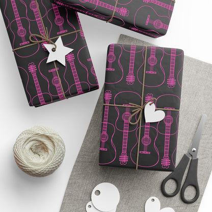 Guitar - themed Gift Wrapping Paper