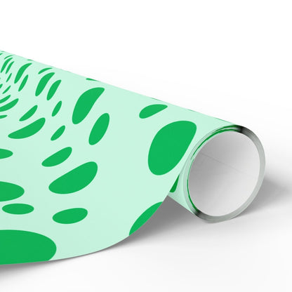 Green Dots – Festive Polka Wrap