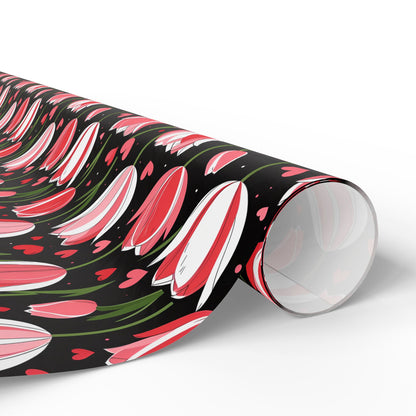 Elegant Pink Tulip Wrapping Paper