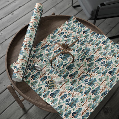 Abstract Tree Pattern Gift Wrap