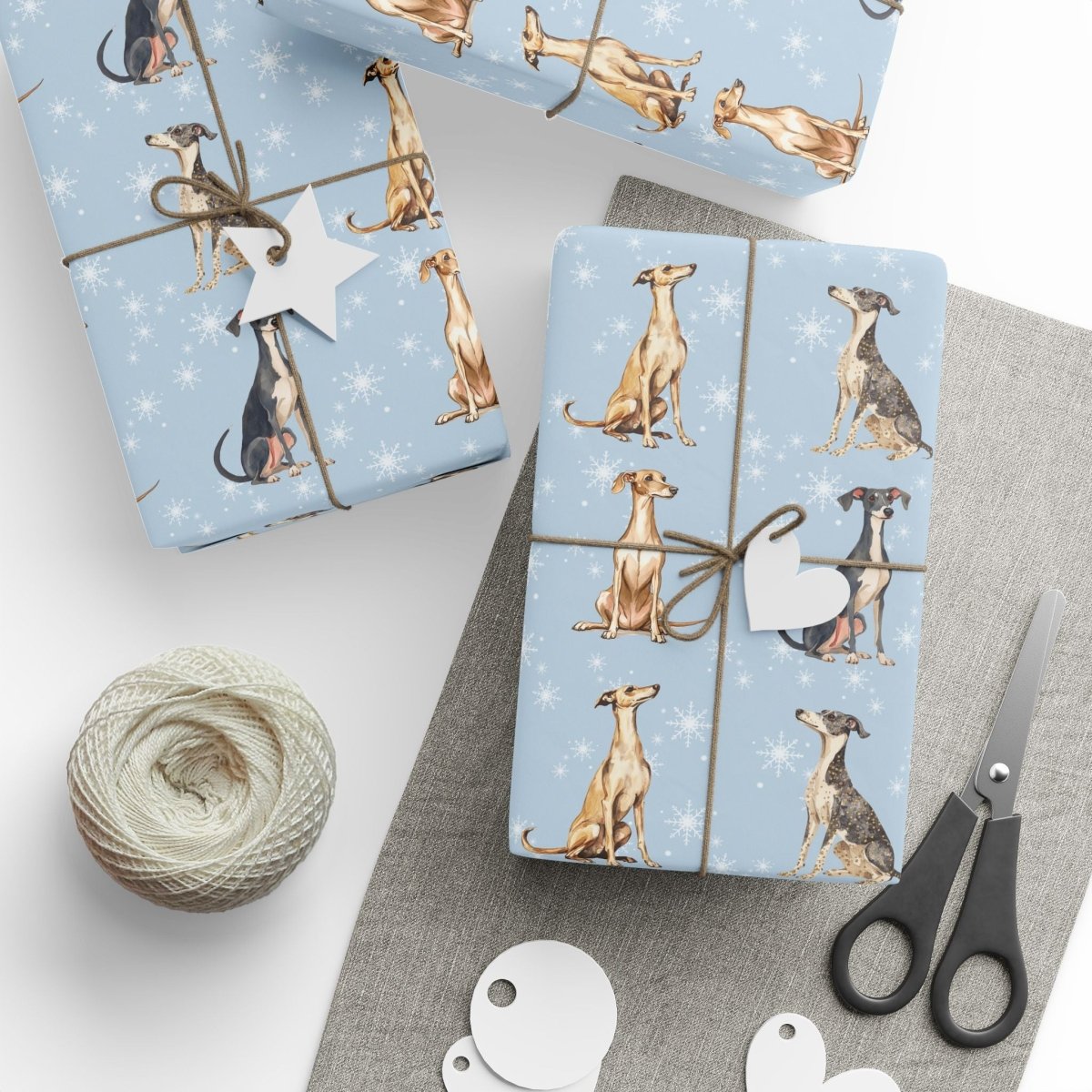 Frosted & Fast – Italian Greyhound Christmas Wrapping Paper