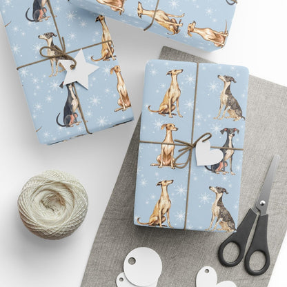 Frosted & Fast – Italian Greyhound Christmas Wrapping Paper