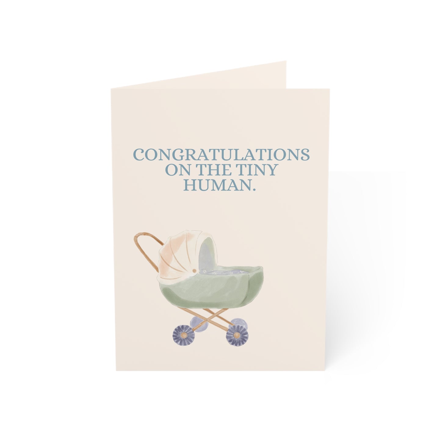 Congratulations on the tiny human. | Your coochie died a hero. | Funny New Baby Card