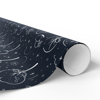 Wrapping Paper - Celestial Grove Night Sky Wrapping Paper