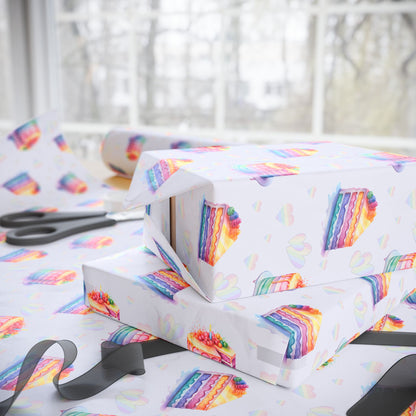Colorful Cake Wrapping Paper