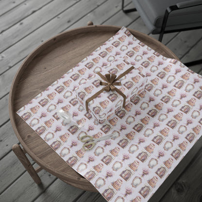 Elegant Wedding or Bachelorette Vintage Wrapping Paper
