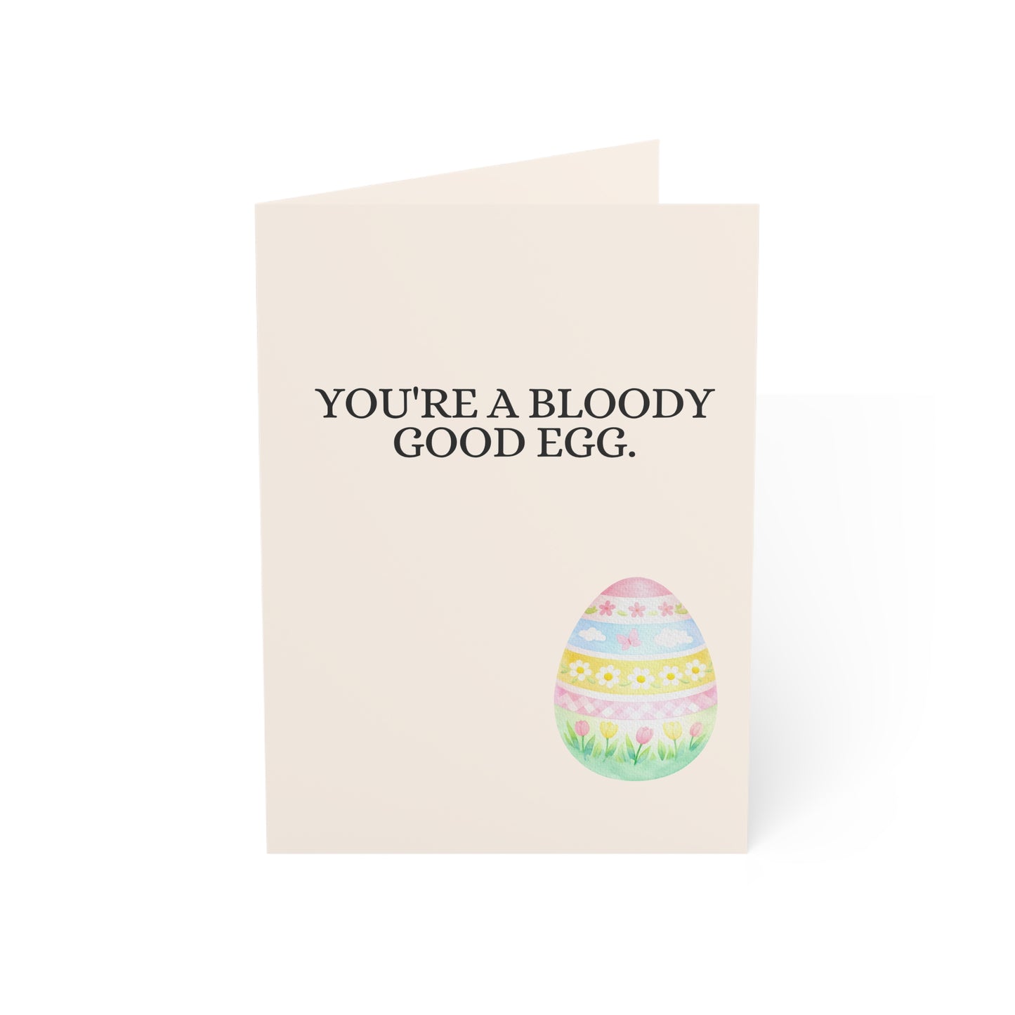 You're a Bloody Good Egg Greeting Card | Weird... but good. | Thank You Card