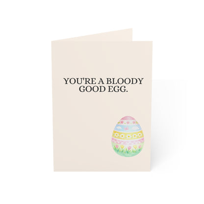You're a Bloody Good Egg Greeting Card | Weird... but good. | Thank You Card