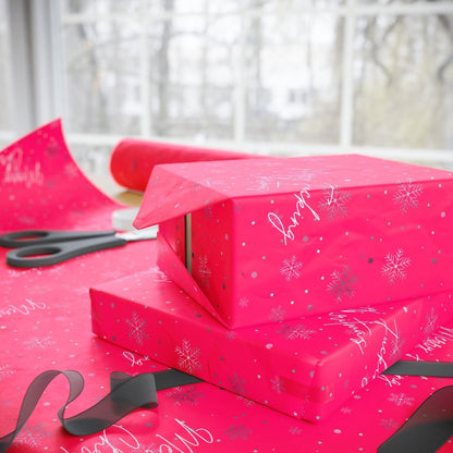 Merry Fucking Christmas – Hot Pink Holiday Wrapping Paper