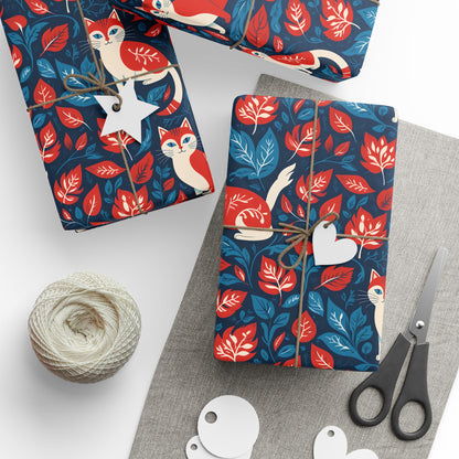 Retro - Inspired Botanical Design with Cats