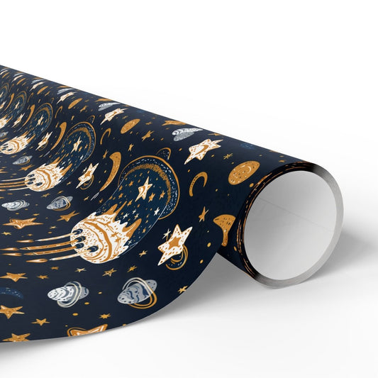 Celestial Birthday Wrapping Paper