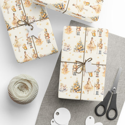 Sugarplum Chic – Nutcracker - Inspired Wrapping Paper for Holiday Elegance