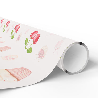Colorful Cherry & Ice Cream Gift Wrap