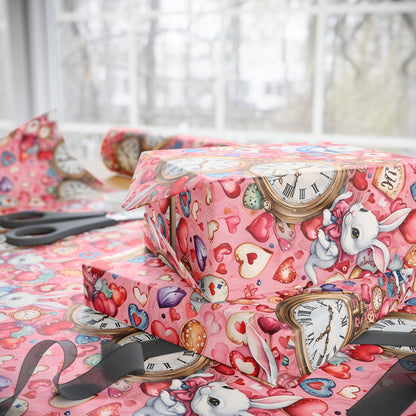Enchanting Gift Wrap inspired by Alice in Wonderland - Pink Hues