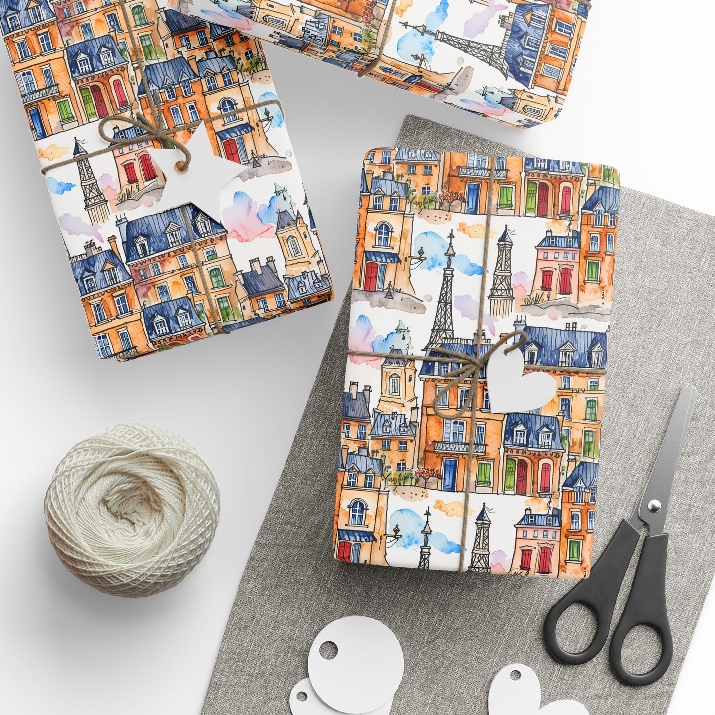 Abstract Cityscape Wrapping Paper