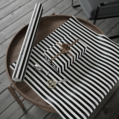 Black & White Stripes – Minimalist Wrap