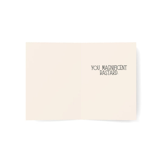 Thanks | You magnificent bastard.| Thank You Card