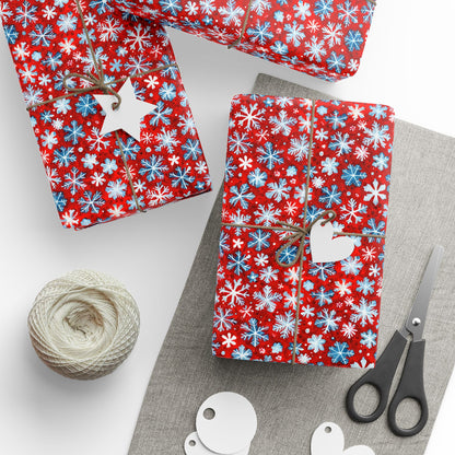 Festive Snowflake Wrapping Papers for All Occasions