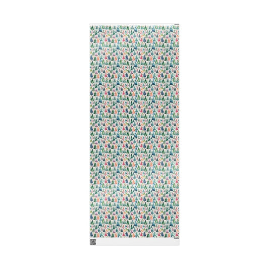 Wrapping Papers - Colorful Christmas Trees