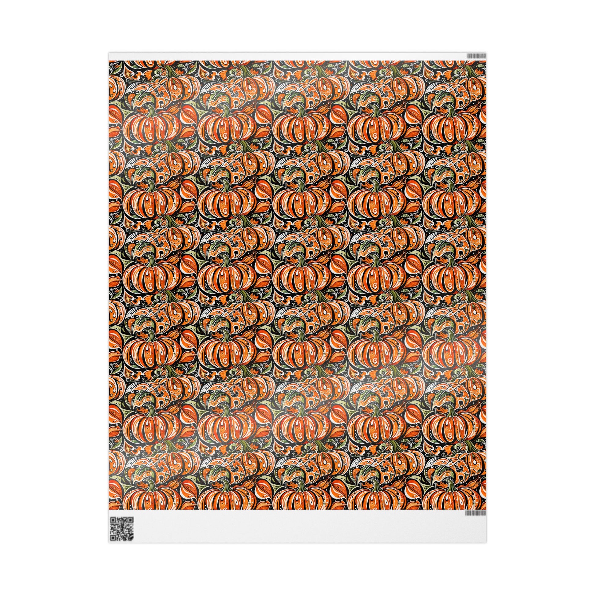 Festive Pumpkin Wrapping Papers