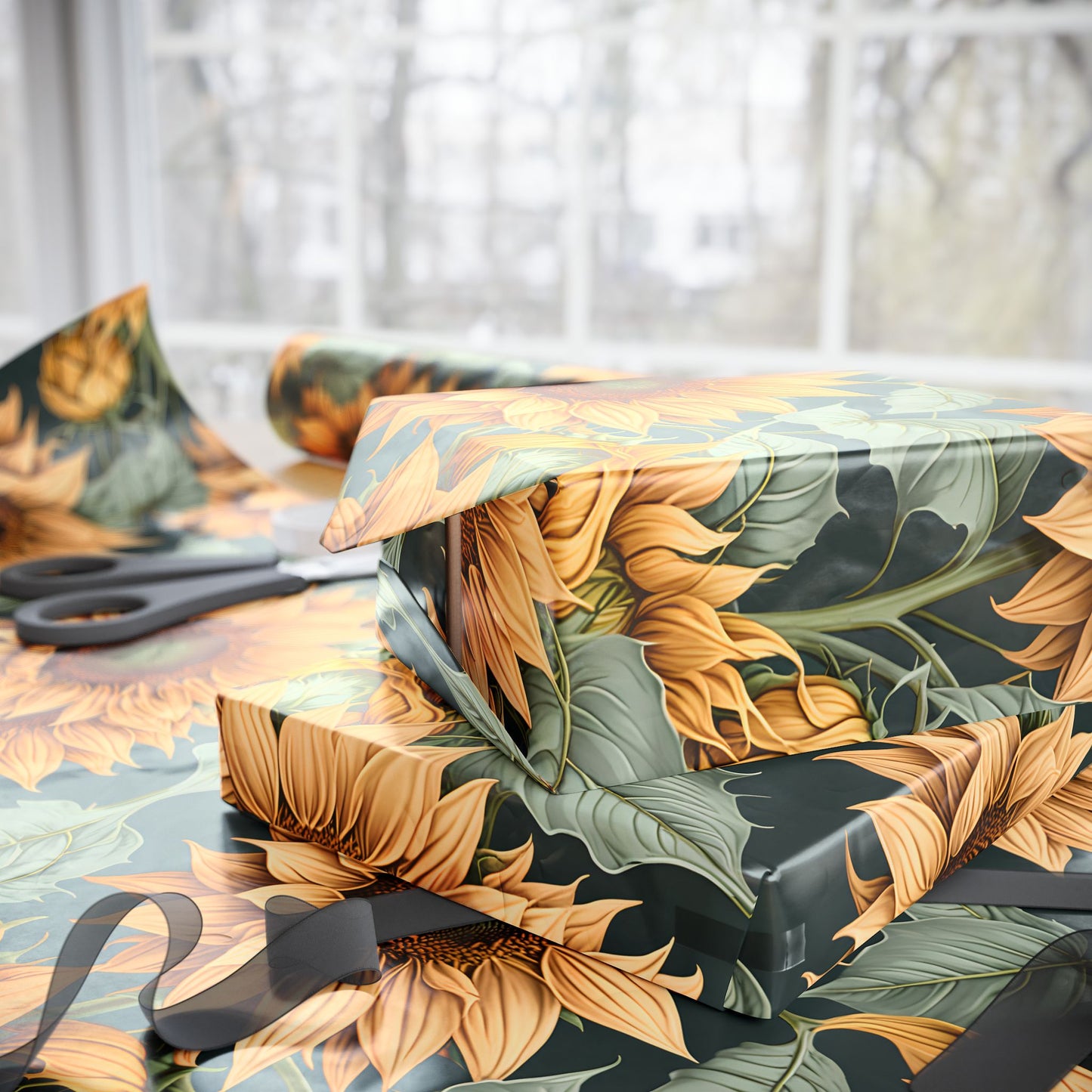 Brighten Up Your Gifts with Sunflower Wrapping Paper