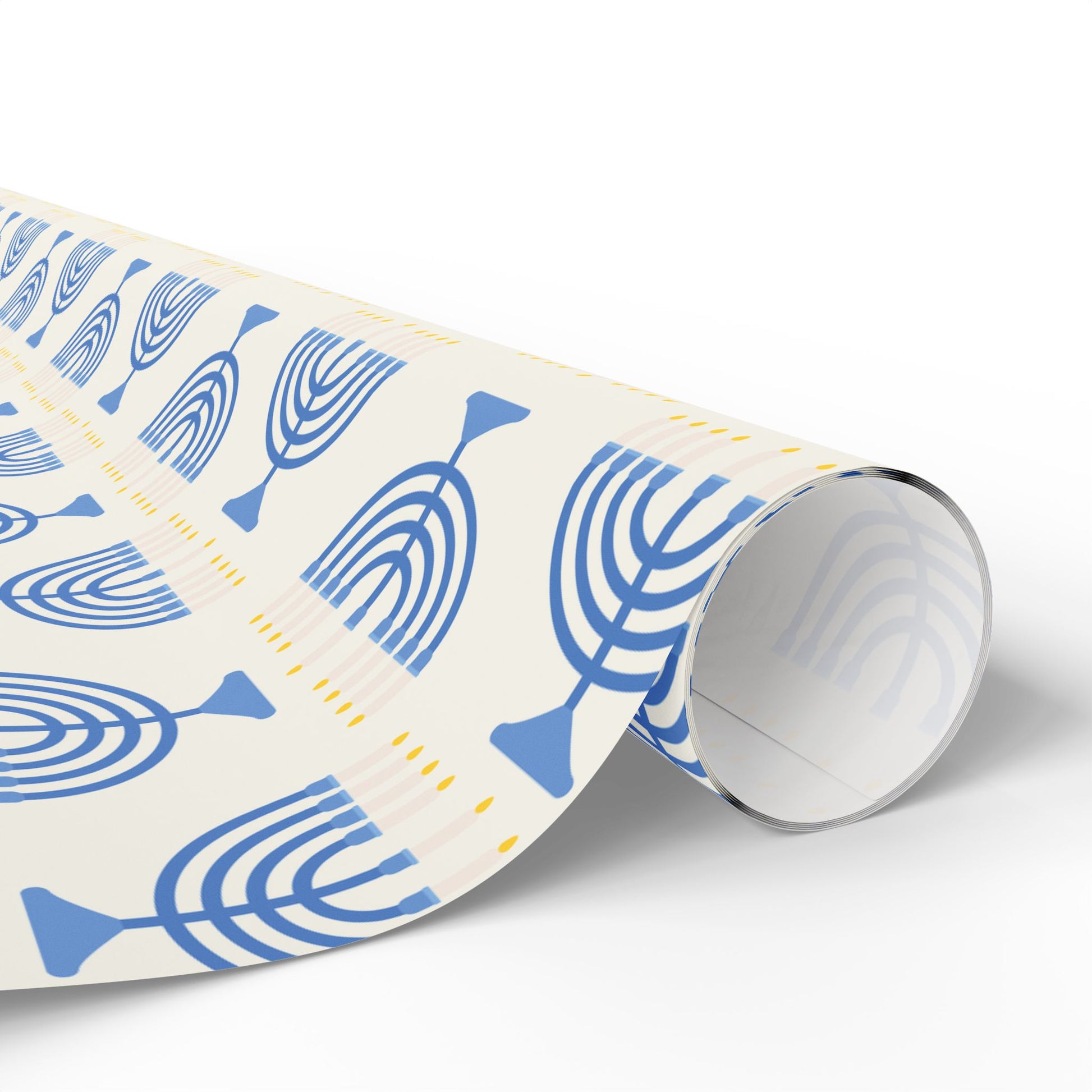 Hanukkah Menorah Wrapping Paper