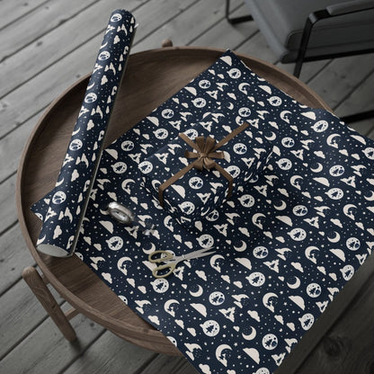 Nautical Theme Wrapping Paper - Gift Wrap for Birthdays, Baby Showers, Holiday Decorations, Unisex Gift Wrap, Ocean Decor