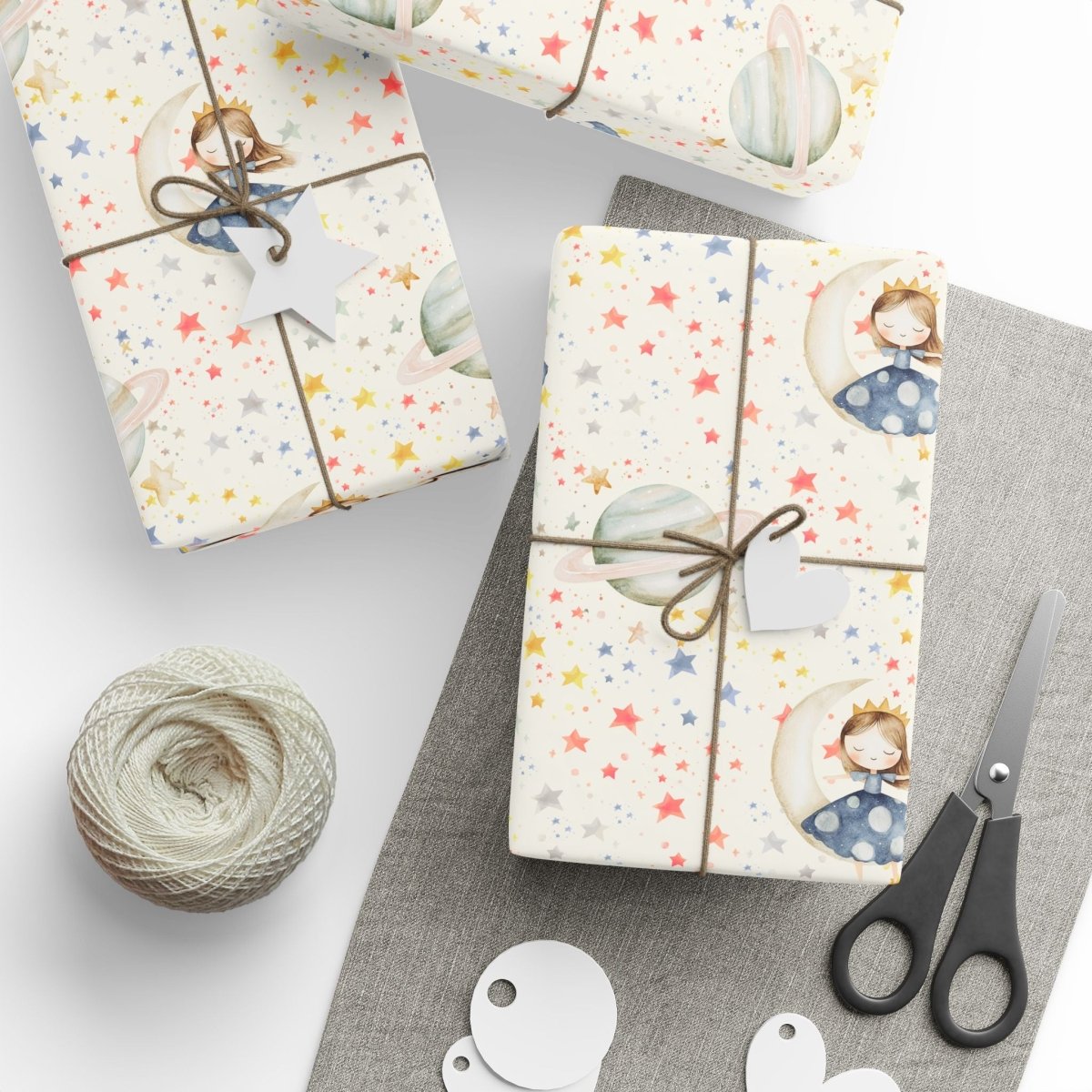 Moonlit Daydreams – Starry Princess Wrapping Paper