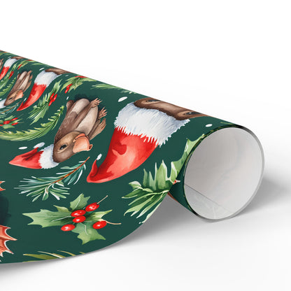 Platypus Parade – Aussie Christmas Wrapping Paper