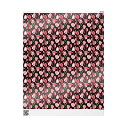 Elegant Pink Tulip Wrapping Paper