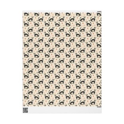 Feline Fine – Retro Cat Wrapping Paper